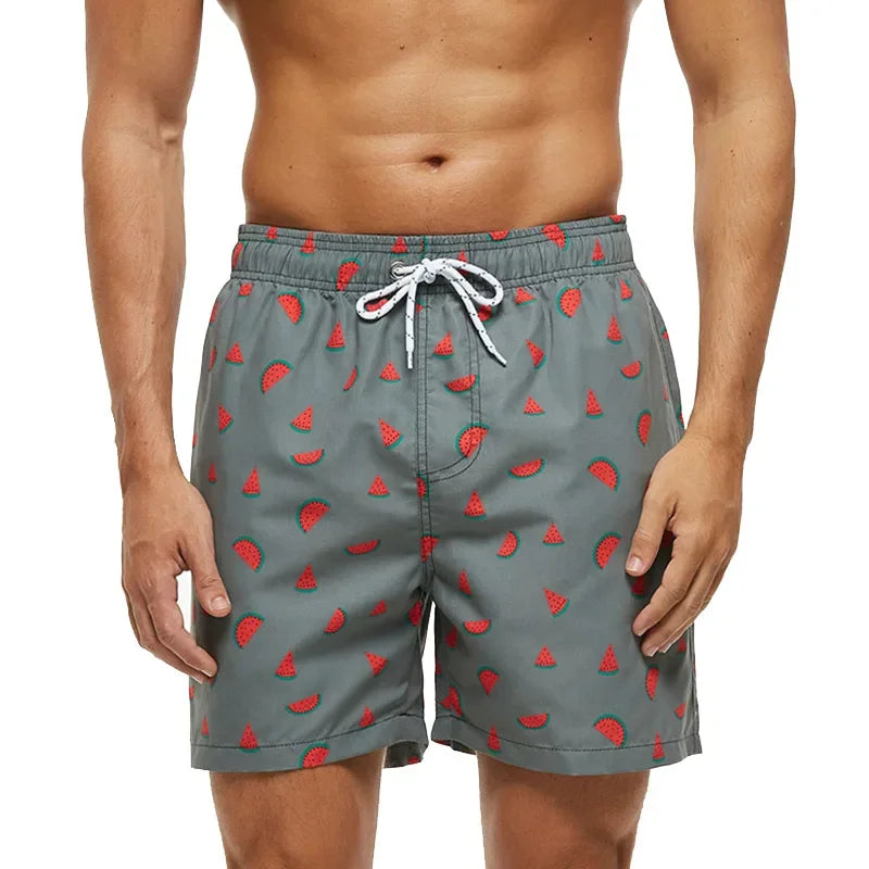 🌴 Tropical Fun for Little Explorers! Boys' Flamingo Print Swim Shorts 🏖️ - ThiGui