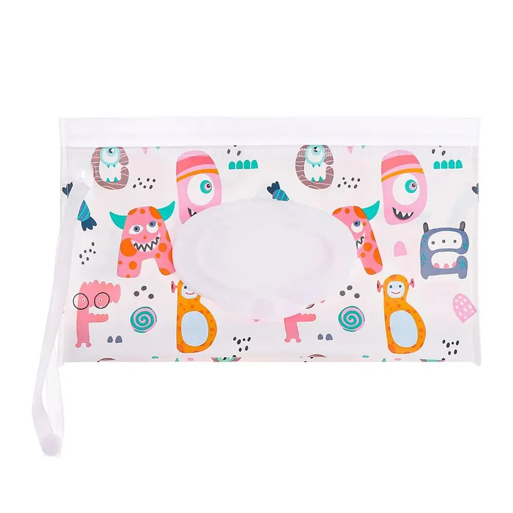 🧷 Smart Wet Wipes Bag – Snap, Strap & Go! Perfect for Mum Life on the Move! 💖🍼 - ThiGui
