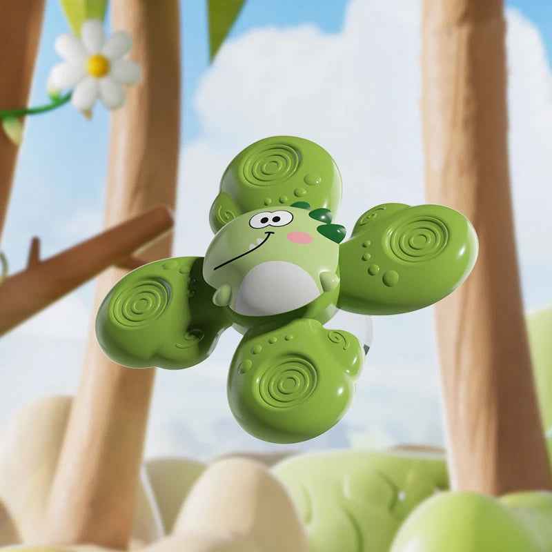 🌀 Stick, Spin & Smile – Suction Spinner Toy for Busy Little Hands! 🌈👶 - ThiGui