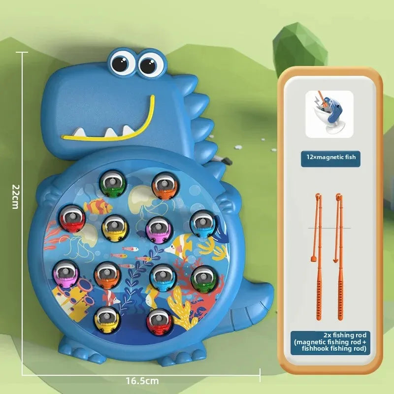 🎣 Dino-Fishing Fun! Magnetic Fishing Toy Set for Curious Little Hands 🦕🧠 - ThiGui