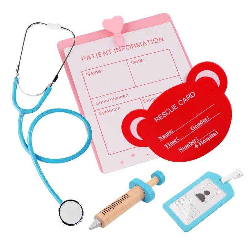 🌳Little Healer Play Kit – Wooden Doctor Set for Imaginative Mini Medics - ThiGui