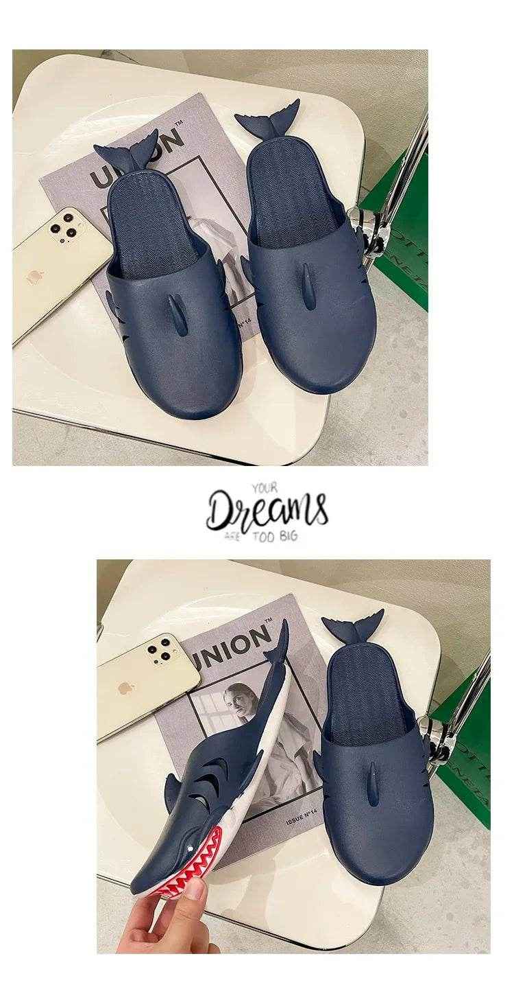 🦈Cheeky Shark Slippers for Boys – Snappy Style, Soft Comfort! - ThiGui