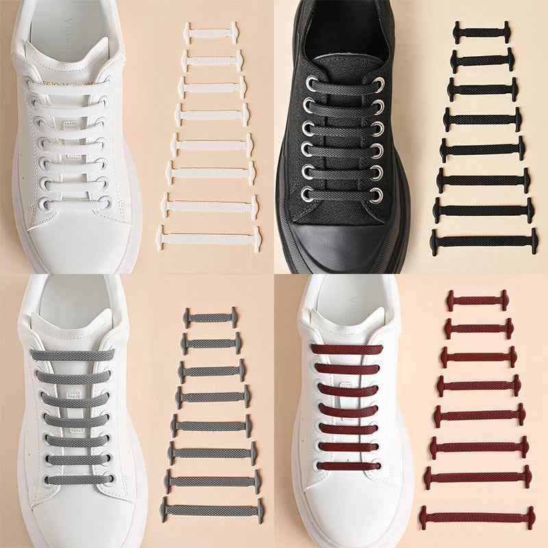 👟Colourful No-Tie Shoelaces – Stress-Free Shoes in a Snap! - ThiGui