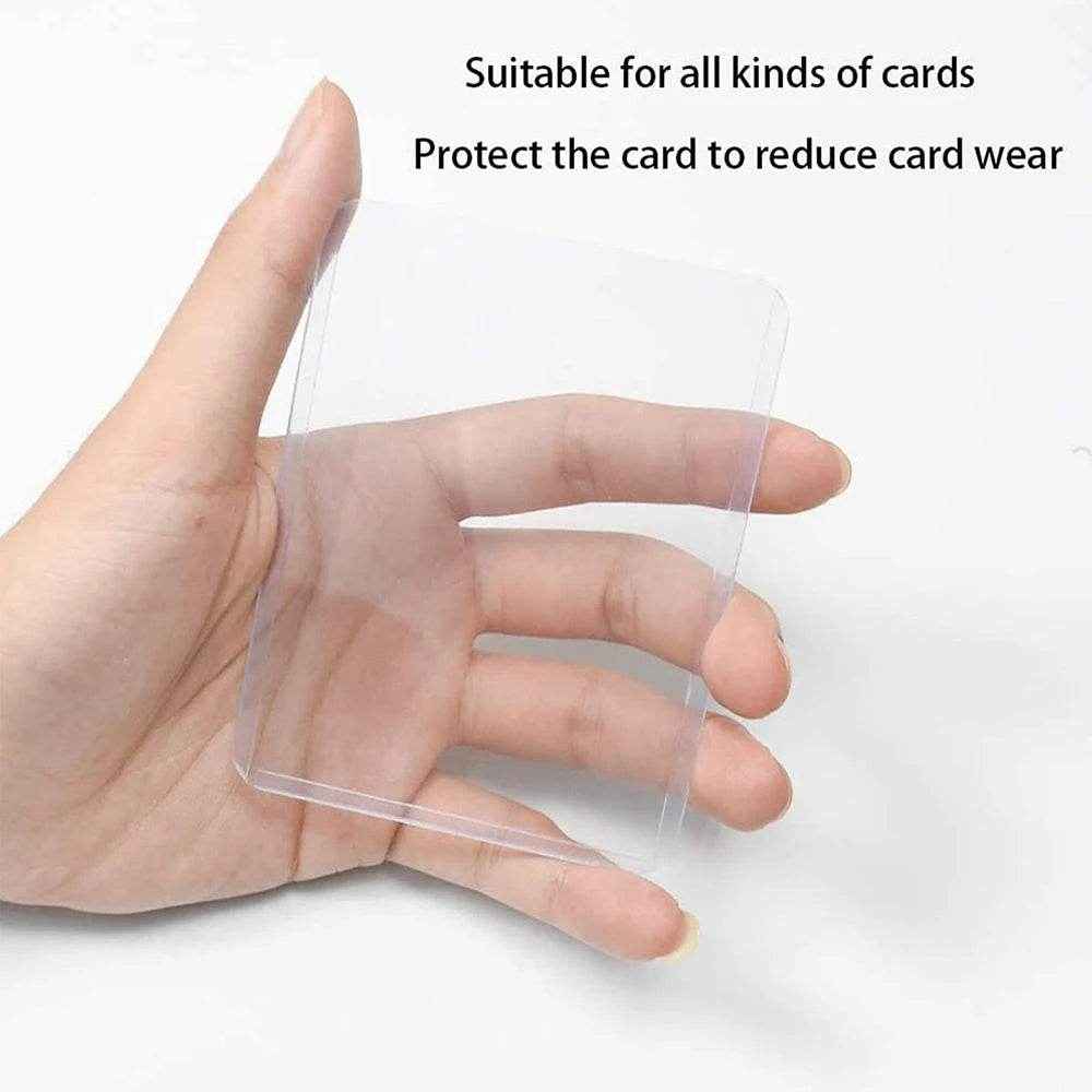 🛡️Keep Kids' Trading Cards Safe & Neat – 25 Hard Plastic Card Sleeves for Little Collectors! - ThiGui