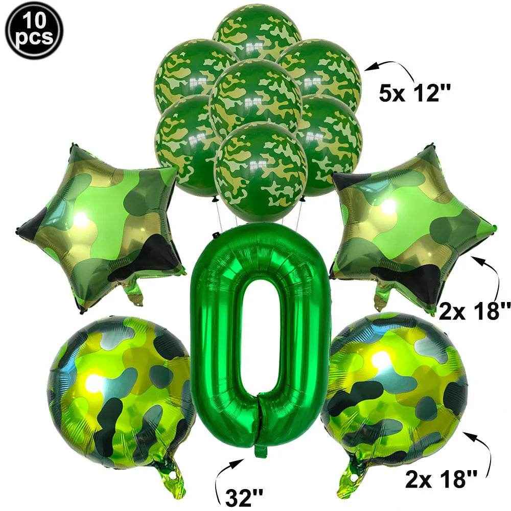 🎁Mission Party Success – Epic Camouflage Balloon Set for Little Soldiers! - ThiGui