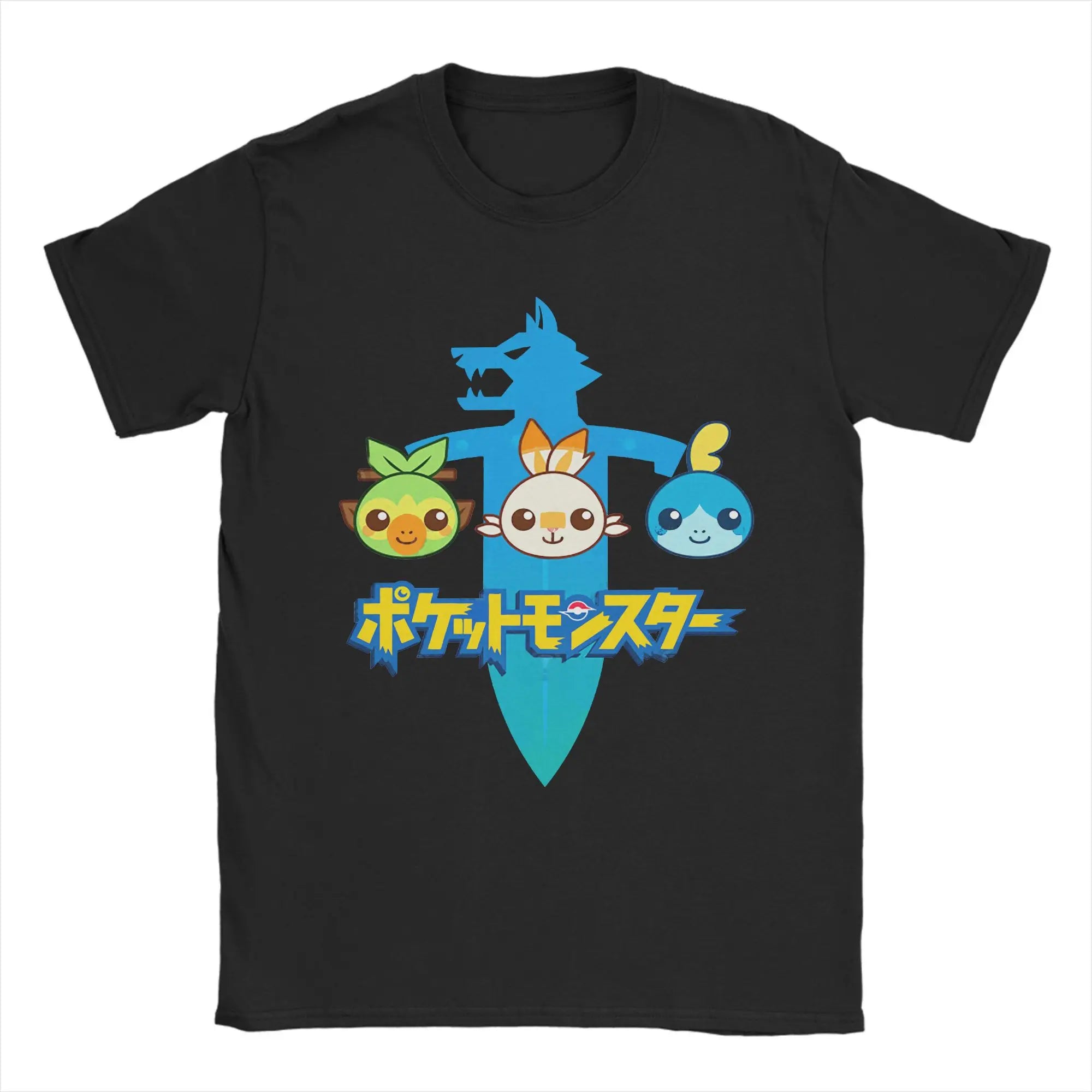 🟣 Cool Manga Ghost Cotton Tee 👕 Street Style for Trendy Boys - ThiGui