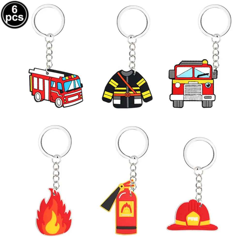 🎂Turn Up the Heat – Firefighter Cake Toppers for a Blaze of Birthday Fun! - ThiGui