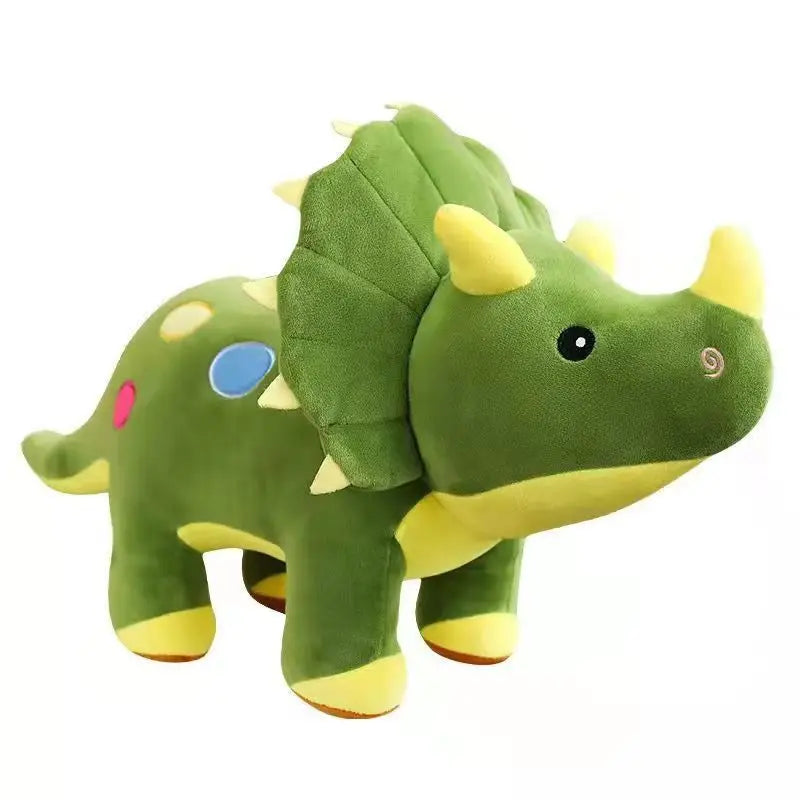 🦕 40cm Dino Buddies – Soft Triceratops & Stegosaurus Plush Pals! 💚🦴 - ThiGui