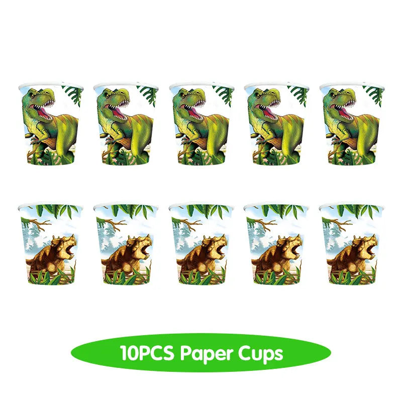 🦕 Jurassic World Dino Party Set 🎈 | Roars, Balloons & T-Rex Table Fun for Kids! 🎂🎉 - ThiGui