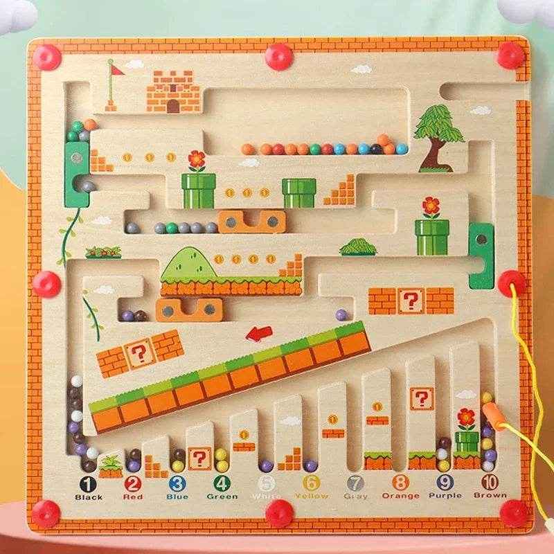 💡Montessori Magnetic Maze – A Colourful Puzzle Adventure for Clever Little Fingers - ThiGui