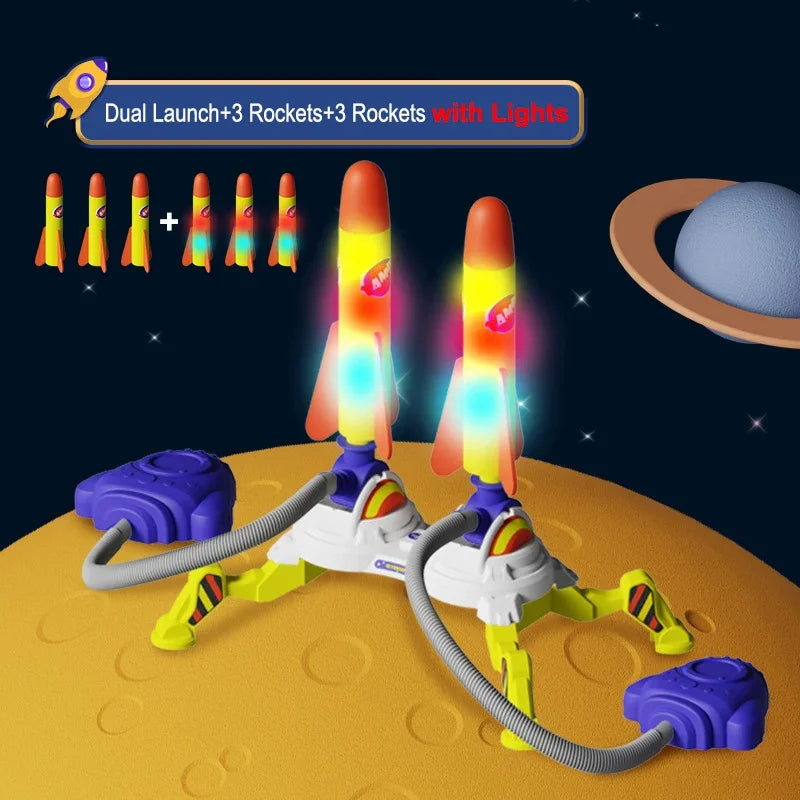 🚀 Ready, Set, STOMP! Air Rocket Launcher Toy for Outdoor Fun & Energy Burn 🔥👟 - ThiGui