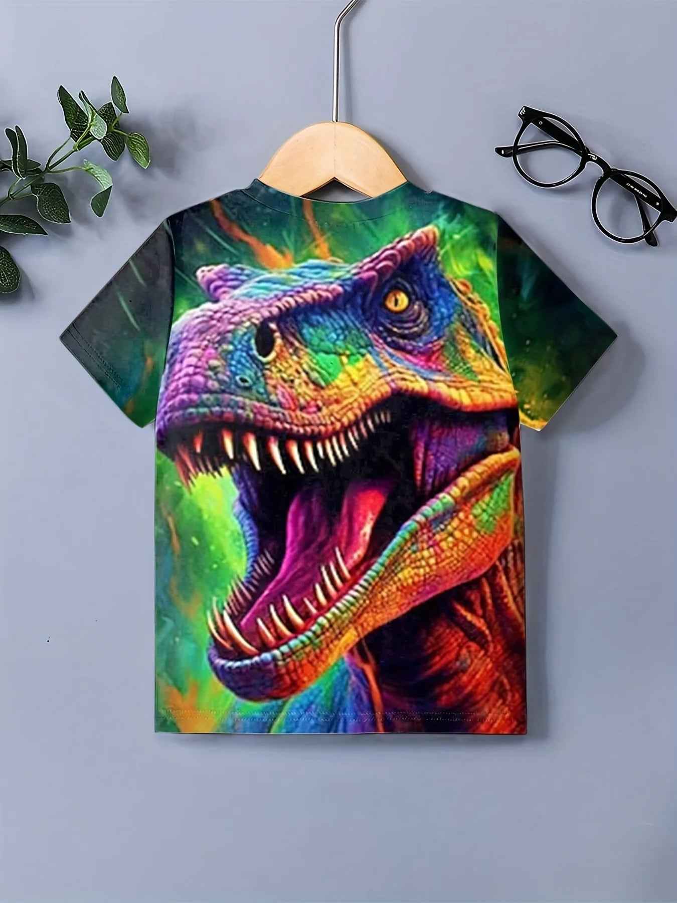 🦖Bold 3D Dino Tee – For Little Boys with Big Roars! - ThiGui