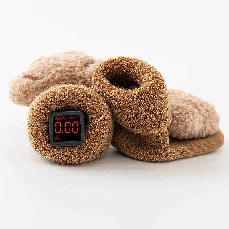 🧦Snuggly Little Steps – Cosy Non-Slip Winter Shoes for Tiny Explorers (0–2 Years) - ThiGui