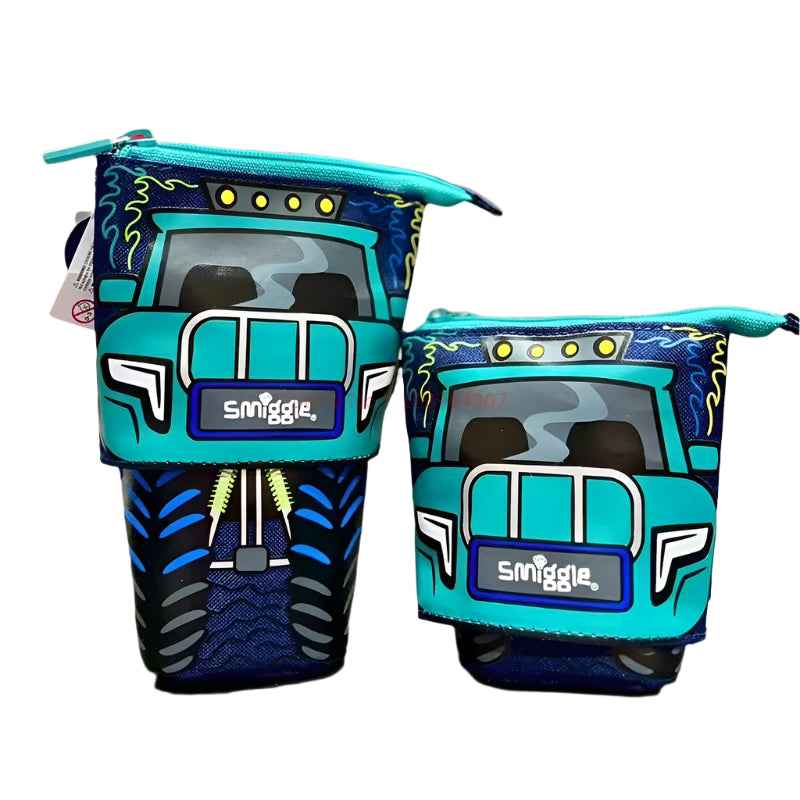 🚛 Smiggle Blue Truck Backpack Set – Cool & Practical for School Boys! 🎒 - ThiGui