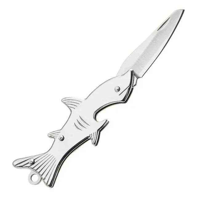🦈Mini Shark Folding Pocket Knife Keychain Tool for Smart Outdoor or Everyday Use - ThiGui