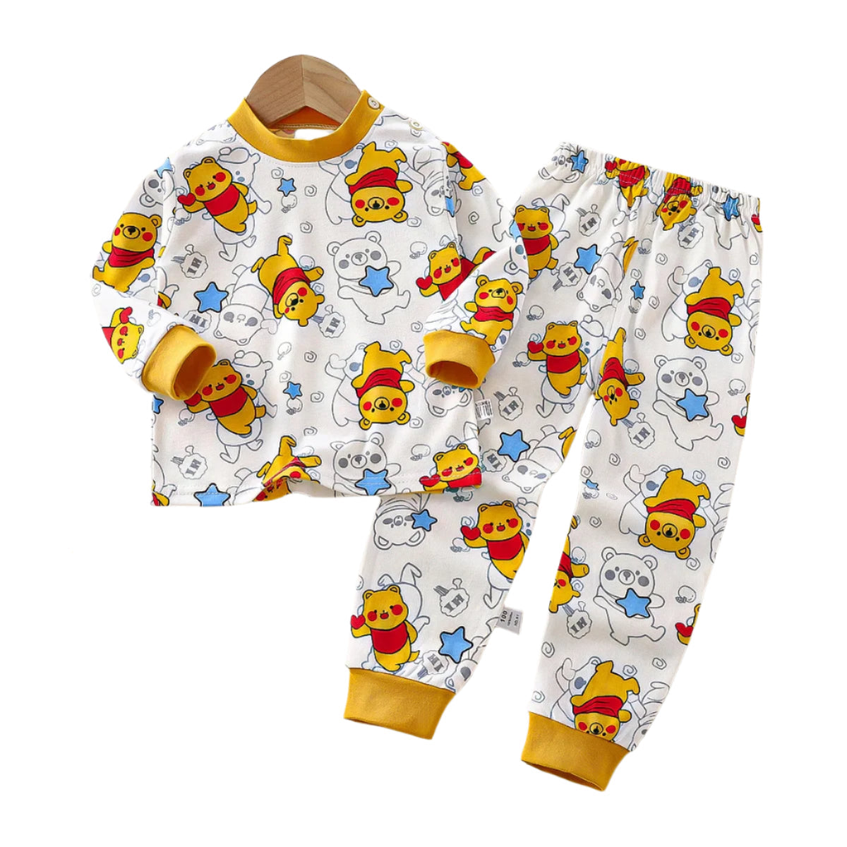 🌟 Cute Cartoon Outfit Set for Boys – Comfy, Fun & Stylish! 👕👖 - ThiGui