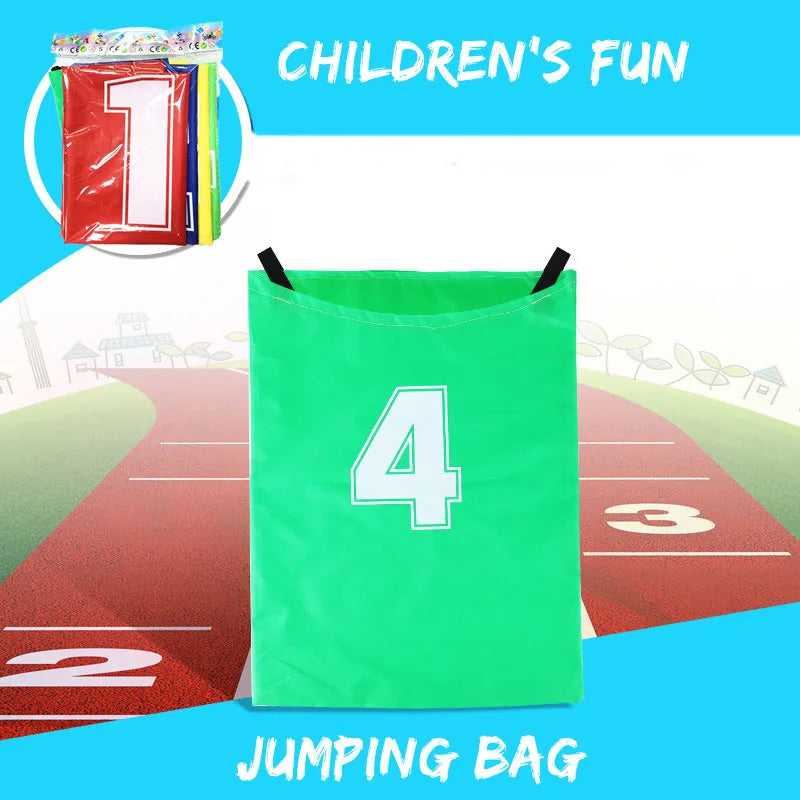 🏃‍♂️🐾 4-Piece Kangaroo Sack Race Set – Jump, Laugh & Compete Together! 🎉 - ThiGui