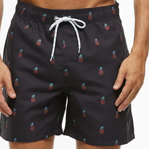 🌴 Tropical Fun for Little Explorers! Boys' Flamingo Print Swim Shorts 🏖️ - ThiGui