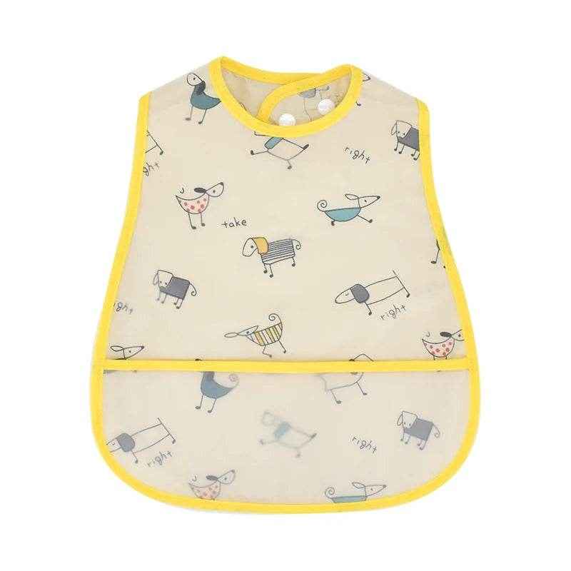 🍼Super Cute Waterproof Cartoon Bibs – Mealtime Magic for Messy Little Explorers! - ThiGui
