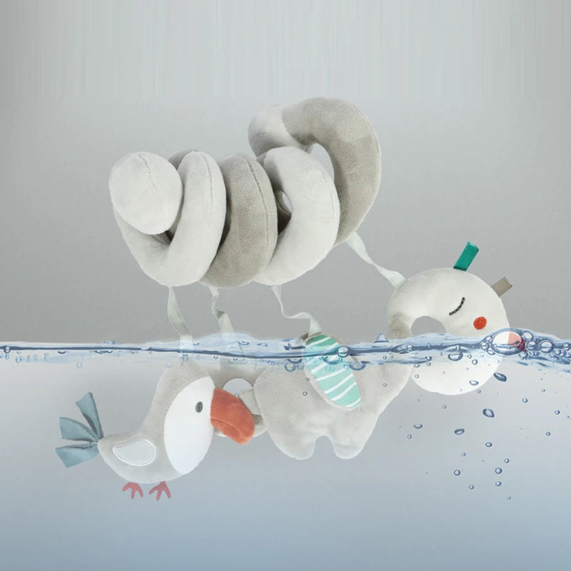 🐘 Snuggle, Shake & Smile! Hanging Plush Animal Rattles for Baby’s First Year 🍼💕 - ThiGui