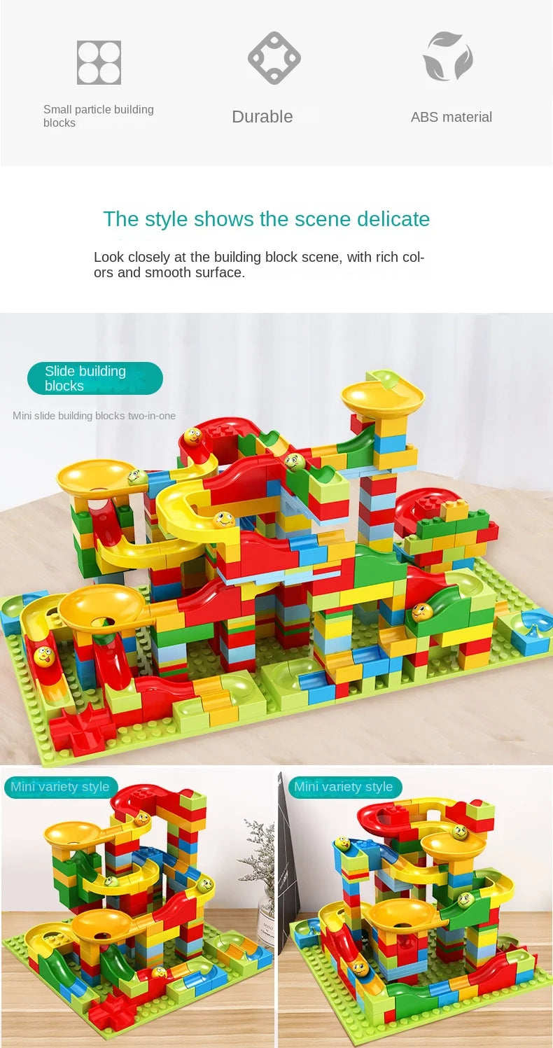 🎢 Build & Slide Block Set – Creative DIY Fun for Little Hands! 🧱🎁 - ThiGui
