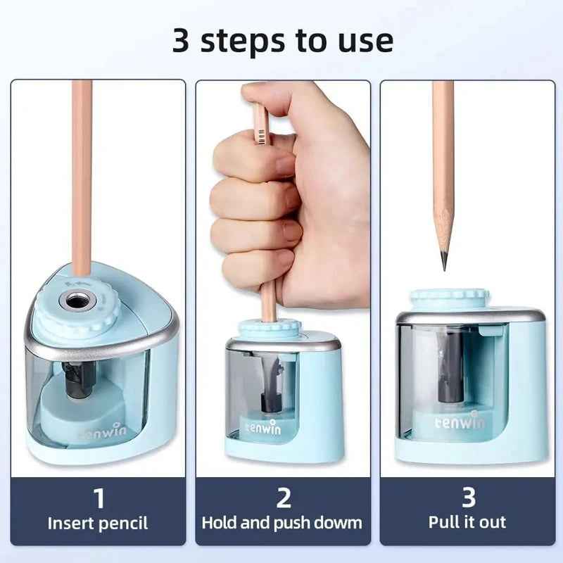 🖍️ Electric Pencil Sharpener That Makes Life Easier for Boys and Their Mums! - ThiGui