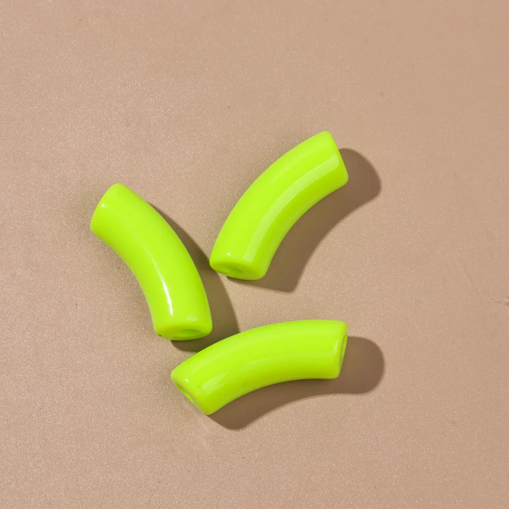 🌈 Lot de 20 Perles Tubes Arc-en-ciel – Idéal pour Créer des Bijoux Colorés et Fun ! 💫🧵 - ThiGui