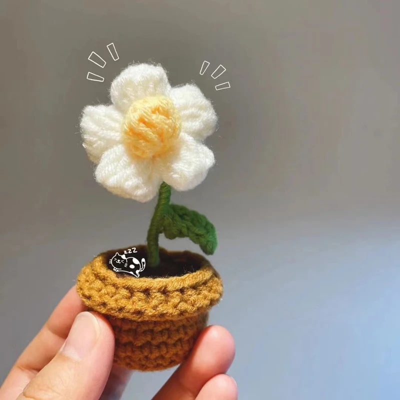 🌹 Mini Merci Flower Pot – A Handmade Bloom to Say Thanks with Heart! 🌼✨ - ThiGui