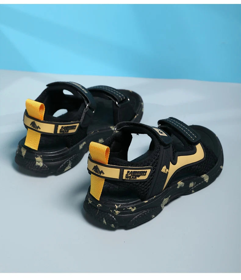 🏖️ Adventure-Ready! Camouflage Summer Sandals for Active Boys 👣💥 - ThiGui