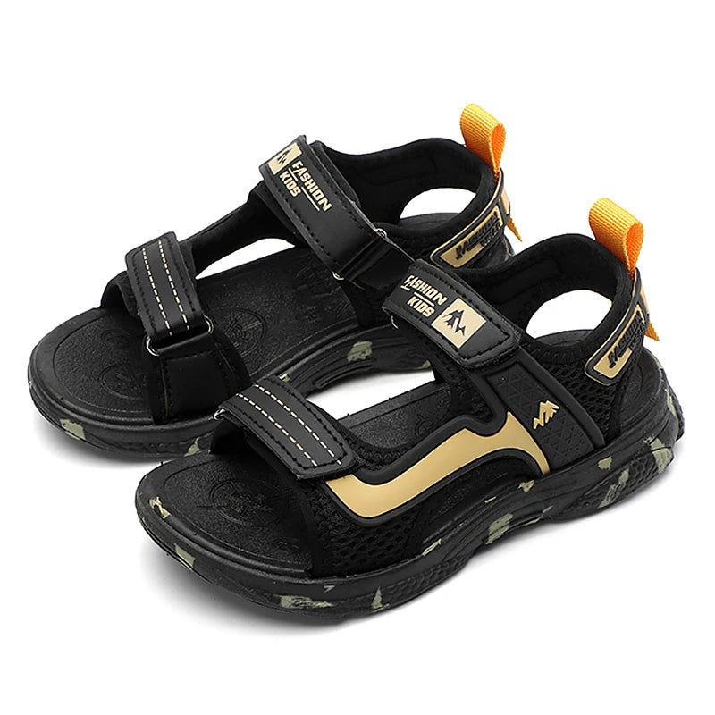 🏖️ Adventure-Ready! Camouflage Summer Sandals for Active Boys 👣💥 - ThiGui