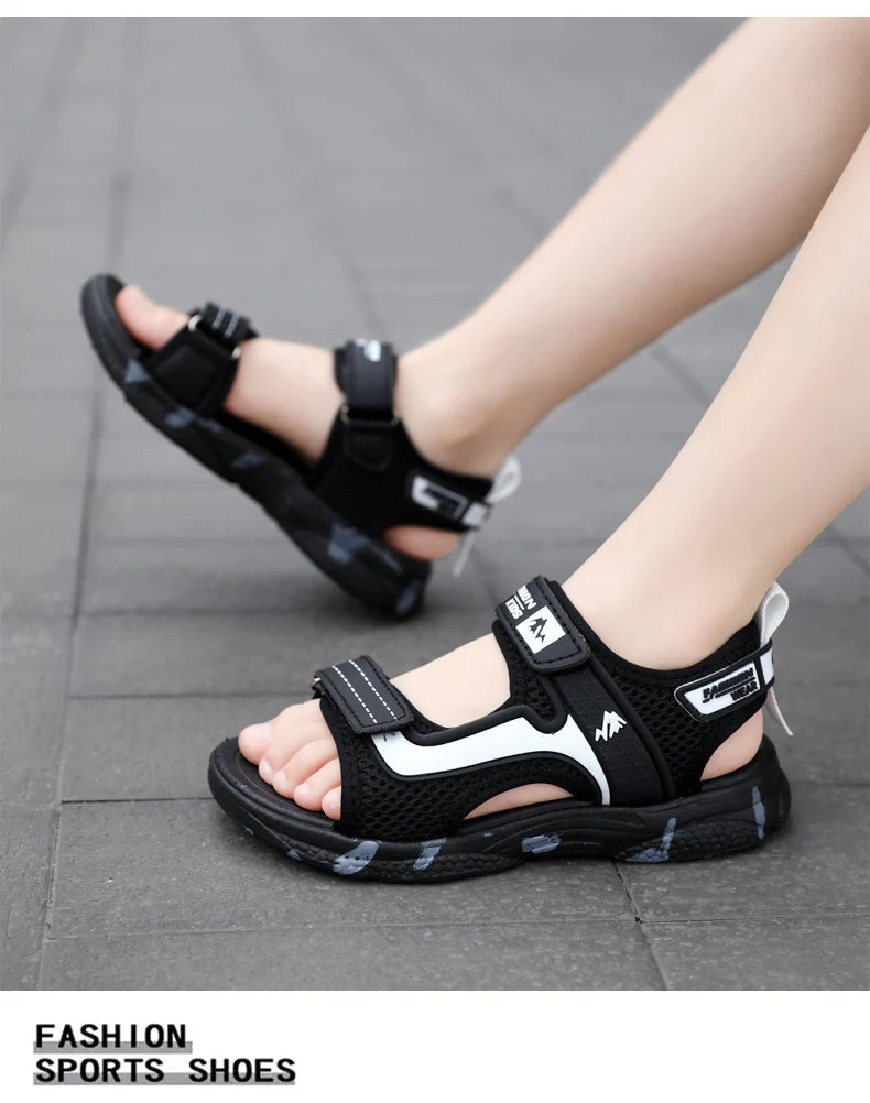 🏖️ Adventure-Ready! Camouflage Summer Sandals for Active Boys 👣💥 - ThiGui