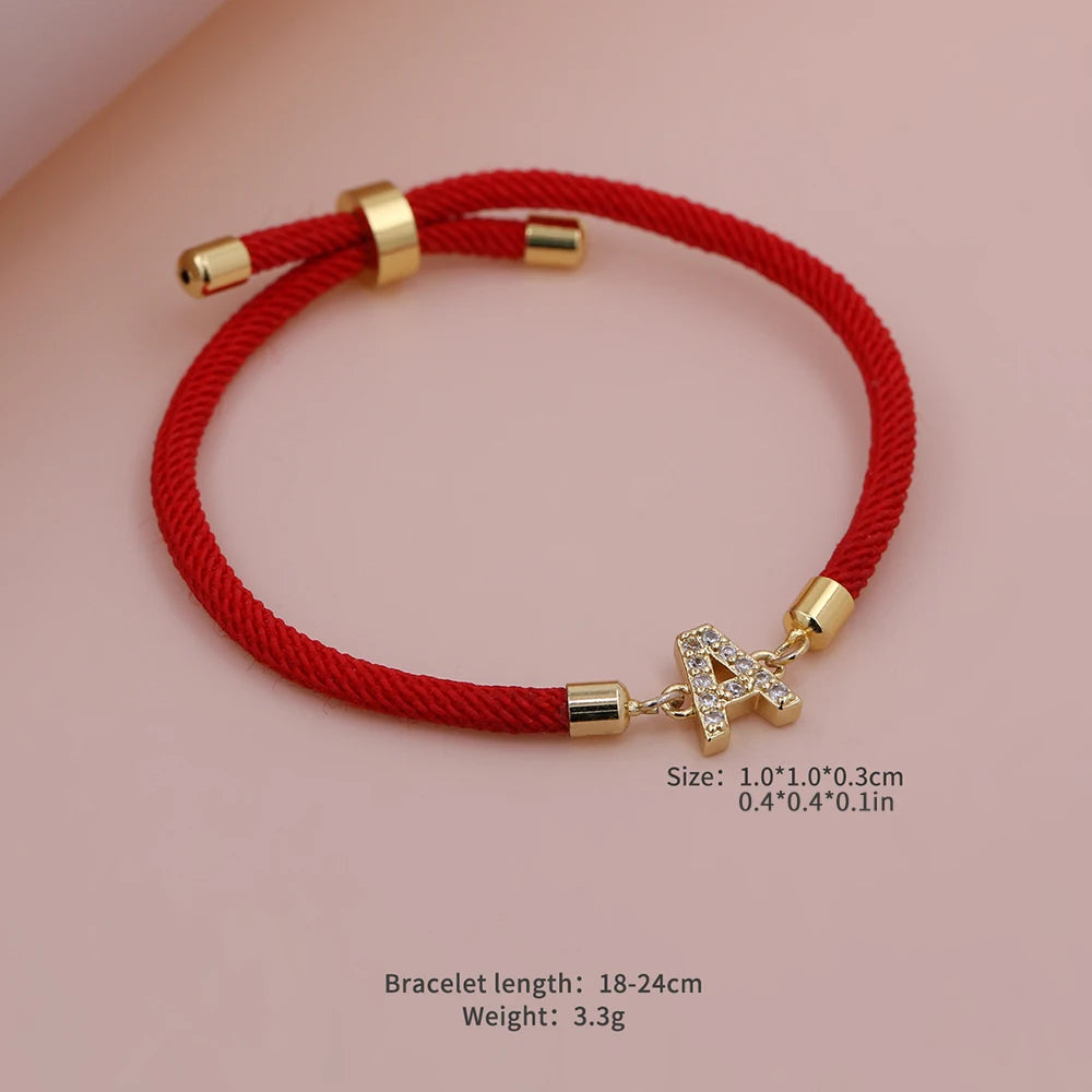 🧵 Initial Bracelet with Heart – A Simple & Stylish Merci for Maîtresse & School Stars! ✨ - ThiGui