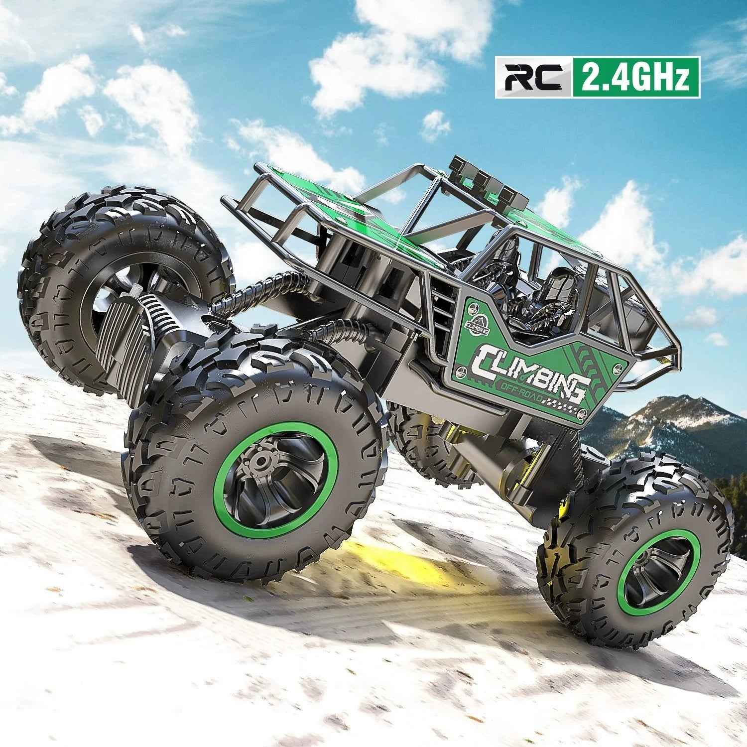 🧗‍♂️ Light Up & Climb Big – Off-Road Monster RC Car for Brave Little Racers! 🚙💡 - ThiGui
