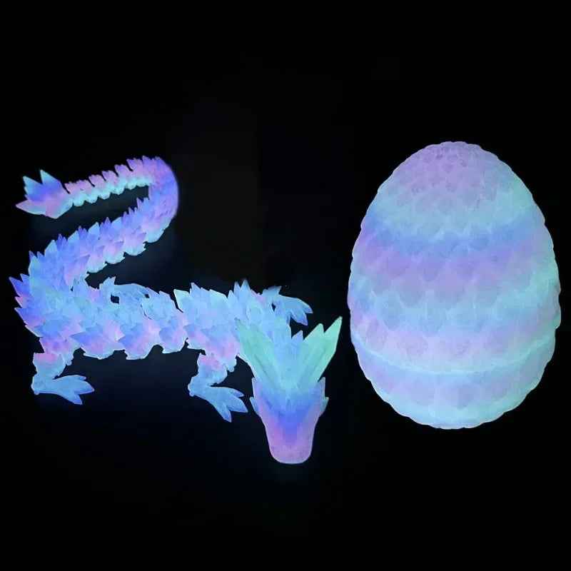 🐉Surprise Dragon Egg with Fully Articulated 3D Printed Dragon for Fantasy-Loving Boys - ThiGui