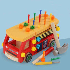 🌳Fix, Twist, and Learn! Montessori Wooden Busy Board for Hands-On Little Builders 🧰🪵 - ThiGui