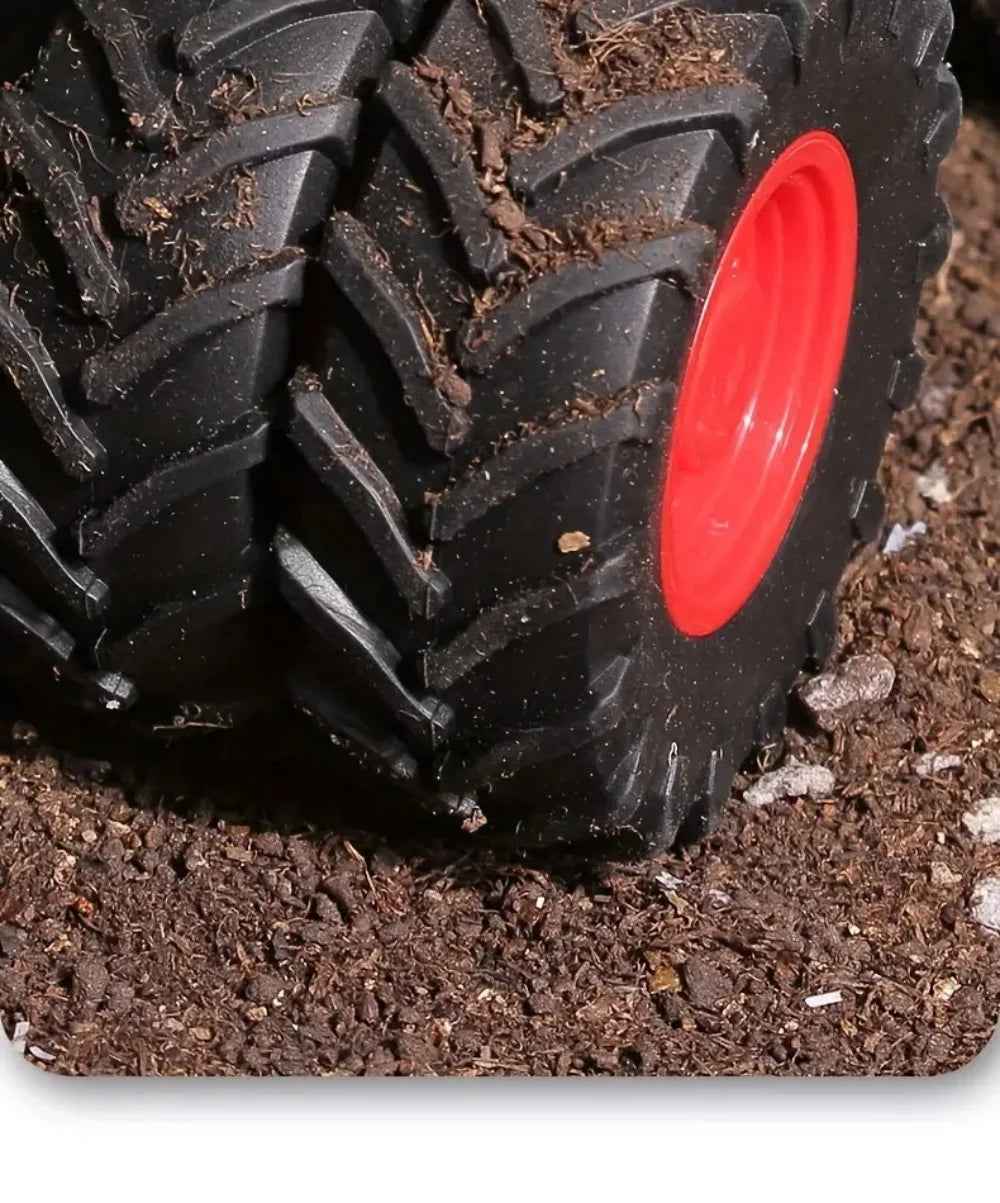 🚜 Big Wheels, Bright Lights – Farm Tractor Toy with Sounds & Trailer Fun! 🎶🌾 - ThiGui