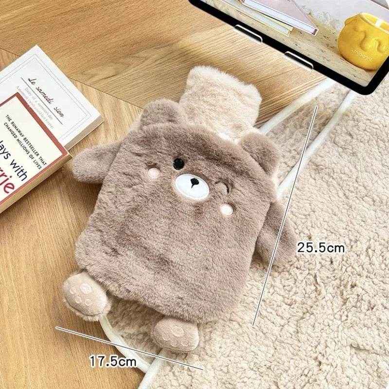 🧸Cuddly Cozy Buddy – Soft Plush Hot Water Bottle for Boys' Tummy, Hands & Feet - ThiGui