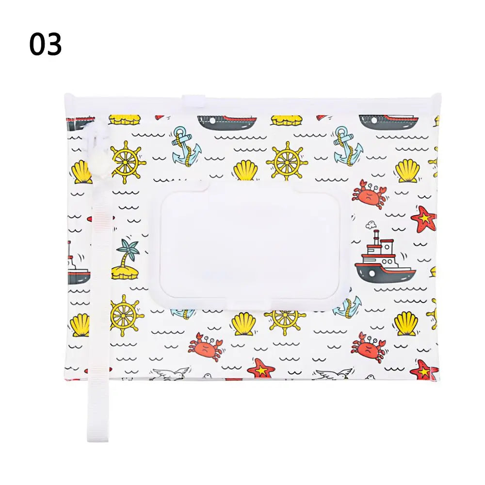 🧷 Smart Wet Wipes Bag – Snap, Strap & Go! Perfect for Mum Life on the Move! 💖🍼 - ThiGui