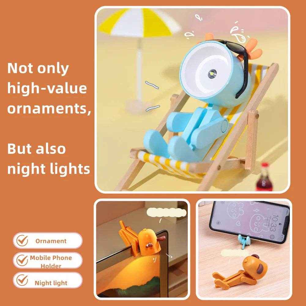 ✨ Adorable Foldable Night Light – The Bedside Glow Buddy Every Boy Will Treasure! - ThiGui