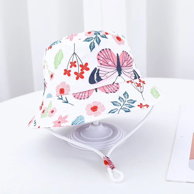 🌞 Sunshine-Ready! Adorable Cartoon Bucket Hat for Babies & Toddlers 🧢🦕 - ThiGui