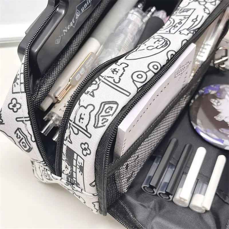 🎨Capy-Cool Pencil Pouch – Big, Fun & Organised with Adorable Capybara Style - ThiGui