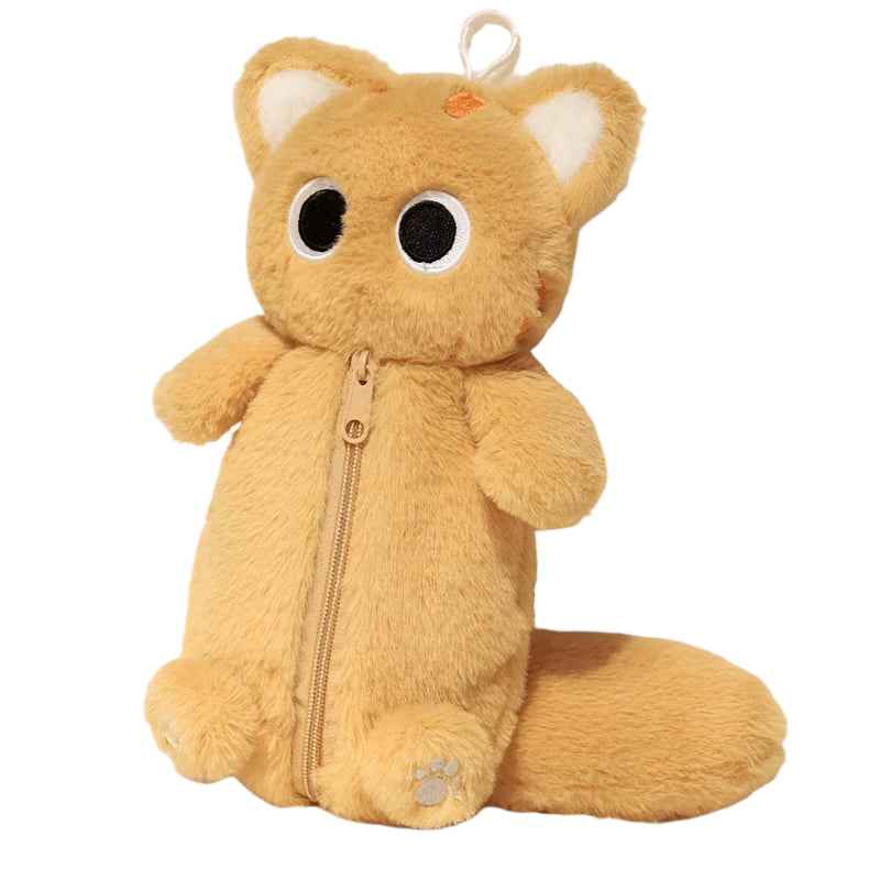 🐾 Purr-fectly Adorable Siamese Cat Pencil Case – Soft, Snuggly & Super Handy! ✨📚 - ThiGui