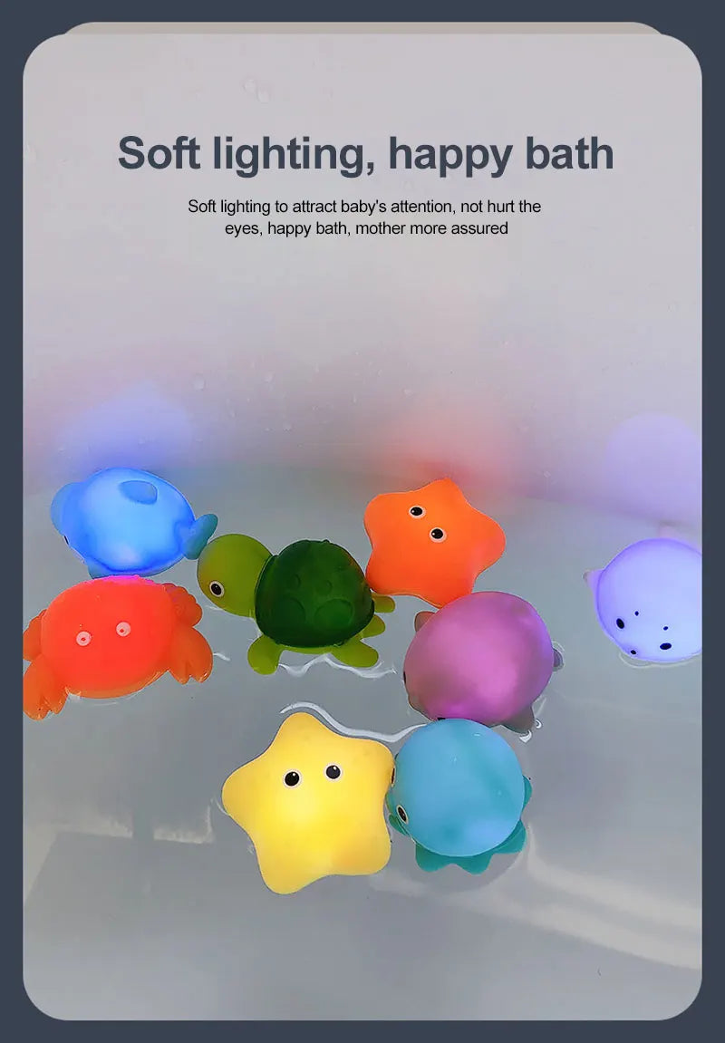 🐸Light-Up Floating Animal Friends – Make Bath Time Magical! 🛁 - ThiGui
