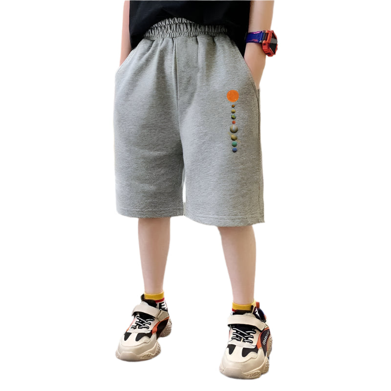 🌌 🚀 Space-Themed Summer Shorts for Boys – Comfy Cotton, Cool Design & Handy Pockets! 🌞👦🚀🩳 - ThiGui