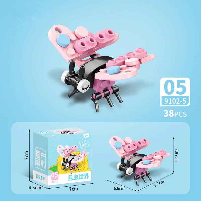 🕷️ Snap Together a Wild World – Insect & Animal Block Creatures for Kids & Collectors! 🐜🦂 - ThiGui