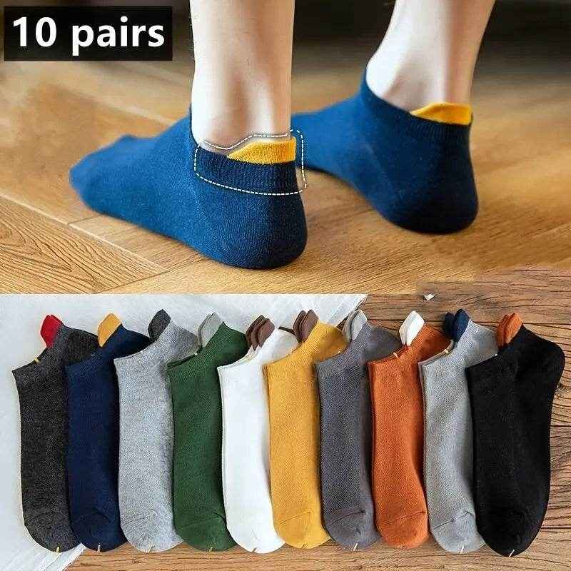🧦Comfy Cotton Ankle Socks – 10 Pairs of Soft, Breathable Everyday Winners for Your Little Dynamo! - ThiGui