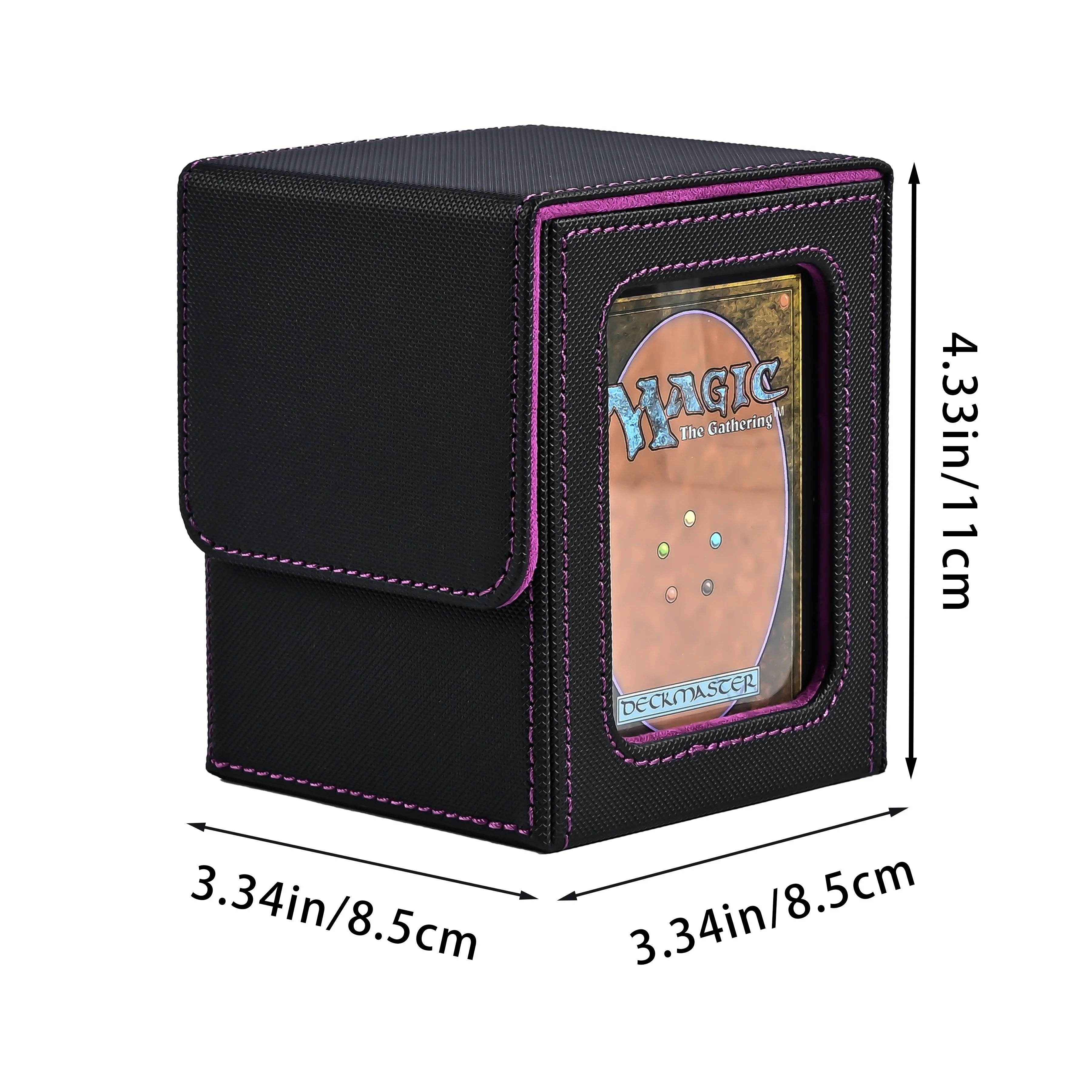 📚Stylish Magnetic Trading Card Box – Sleek, Safe & Perfect for Boys’ Favourite Decks! - ThiGui