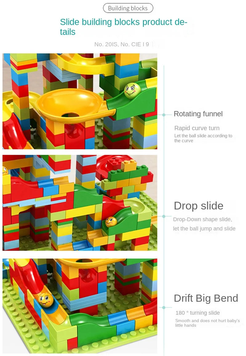 🎢 Build & Slide Block Set – Creative DIY Fun for Little Hands! 🧱🎁 - ThiGui