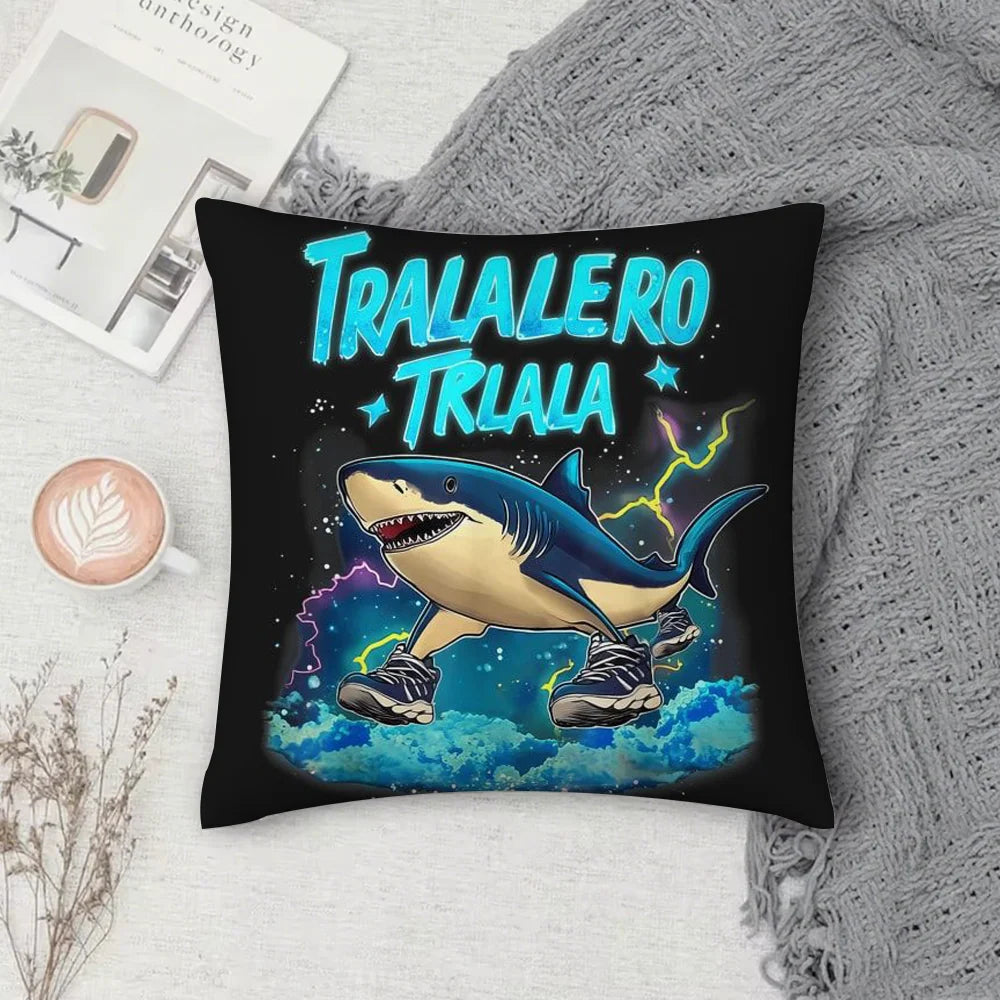 Italian Brainrot Animal Cushion Cover 🛋️✨ Soft Double-Sided Plush Pillow Case - ThiGui