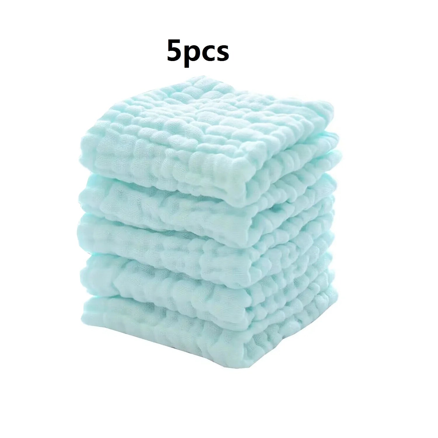 🧼 Soft Muslin Baby Washcloths – Gentle Comfort for Your Little One’s Skin 🍼💧 - ThiGui